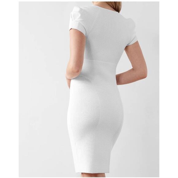 Express Women's Body Contour Cap Sleeve Sweater Dress- Size Small - Picture 5 of 7
